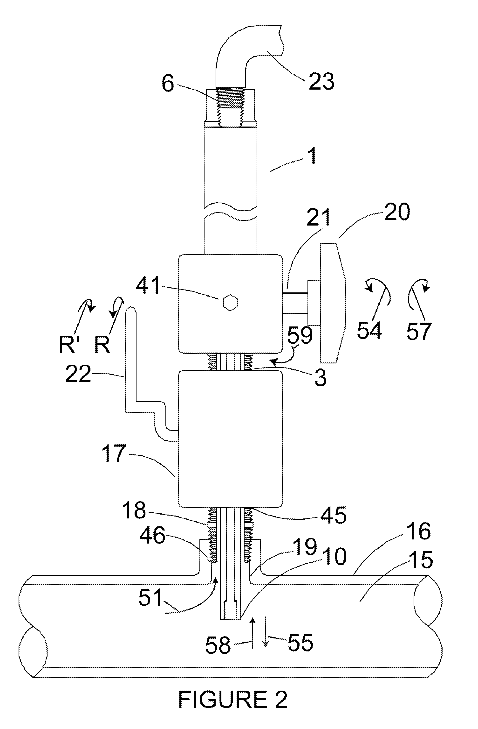 Portable insertable probe assembly