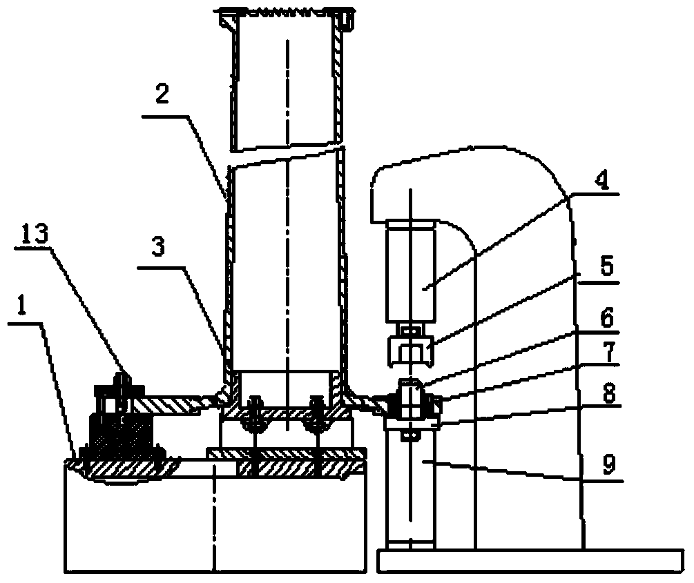 Locomotive hollow shaft rubber joint press-mounting method