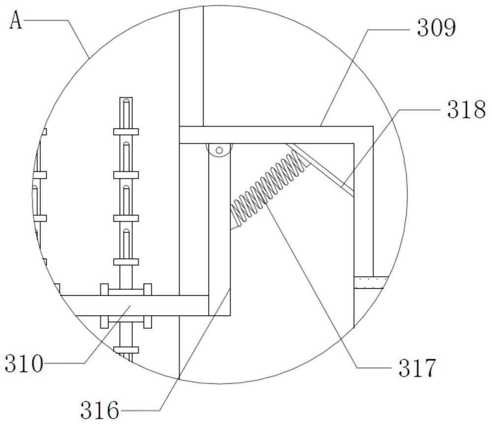 A controllable slow-flow sewage interception cycle structure based on sponge city construction