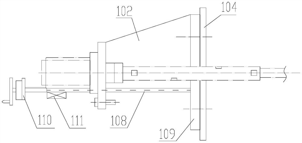 Precise and rapid repairing device for main shaft hole of steel tube rolling mill