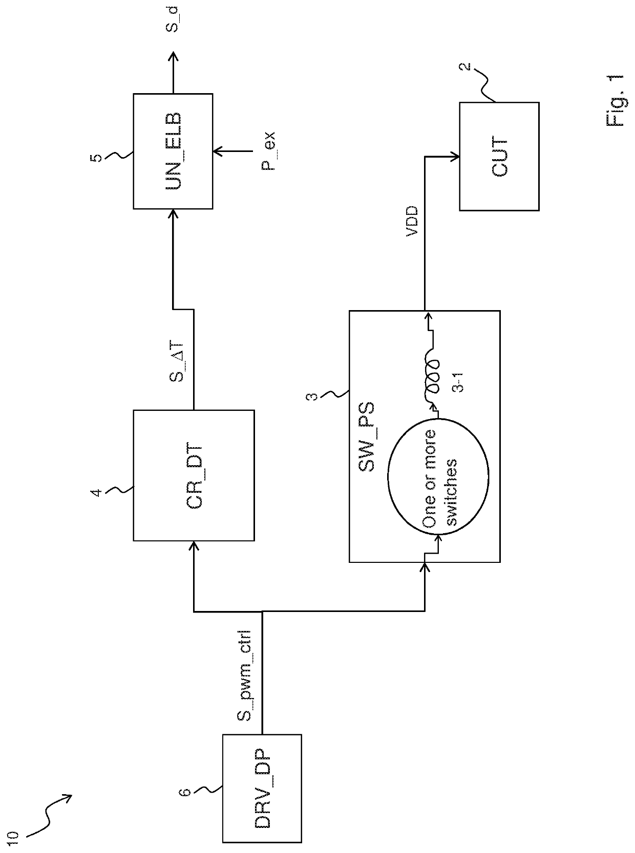 Electronic monitoring circuit for detecting the variation in the power or current absorbed by at least one electronic circuit under test and electronic system for testing the operation of the at least one electronic circuit