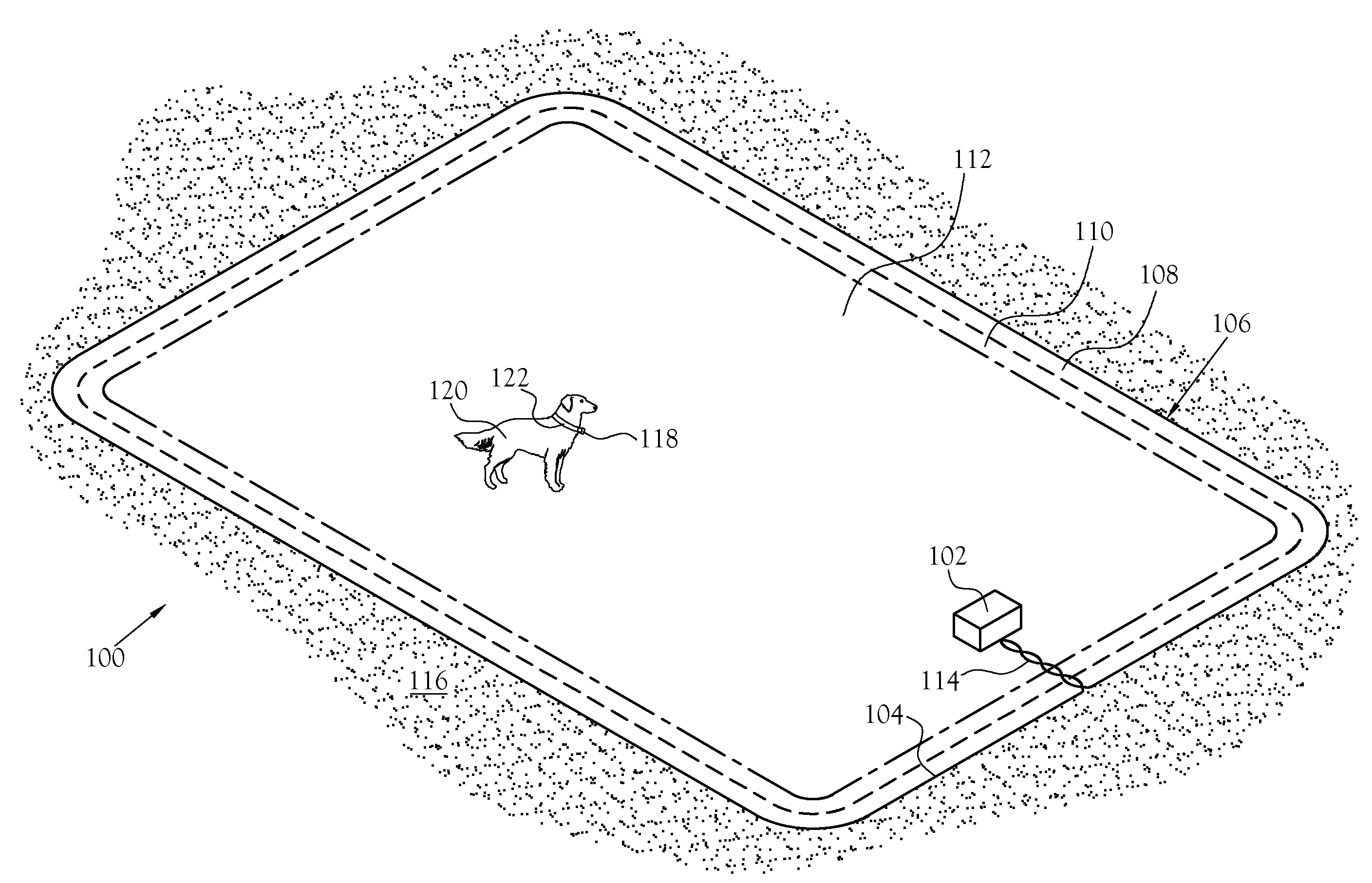 Electronic Animal Containment System with Direction of Approach Determination