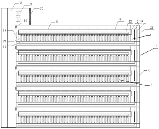 Novel livestock and poultry multi-story building ventilation system