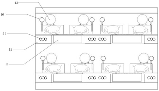 Novel livestock and poultry multi-story building ventilation system