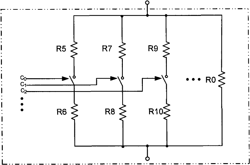 A lvds receiving circuit with adjustable input resistance
