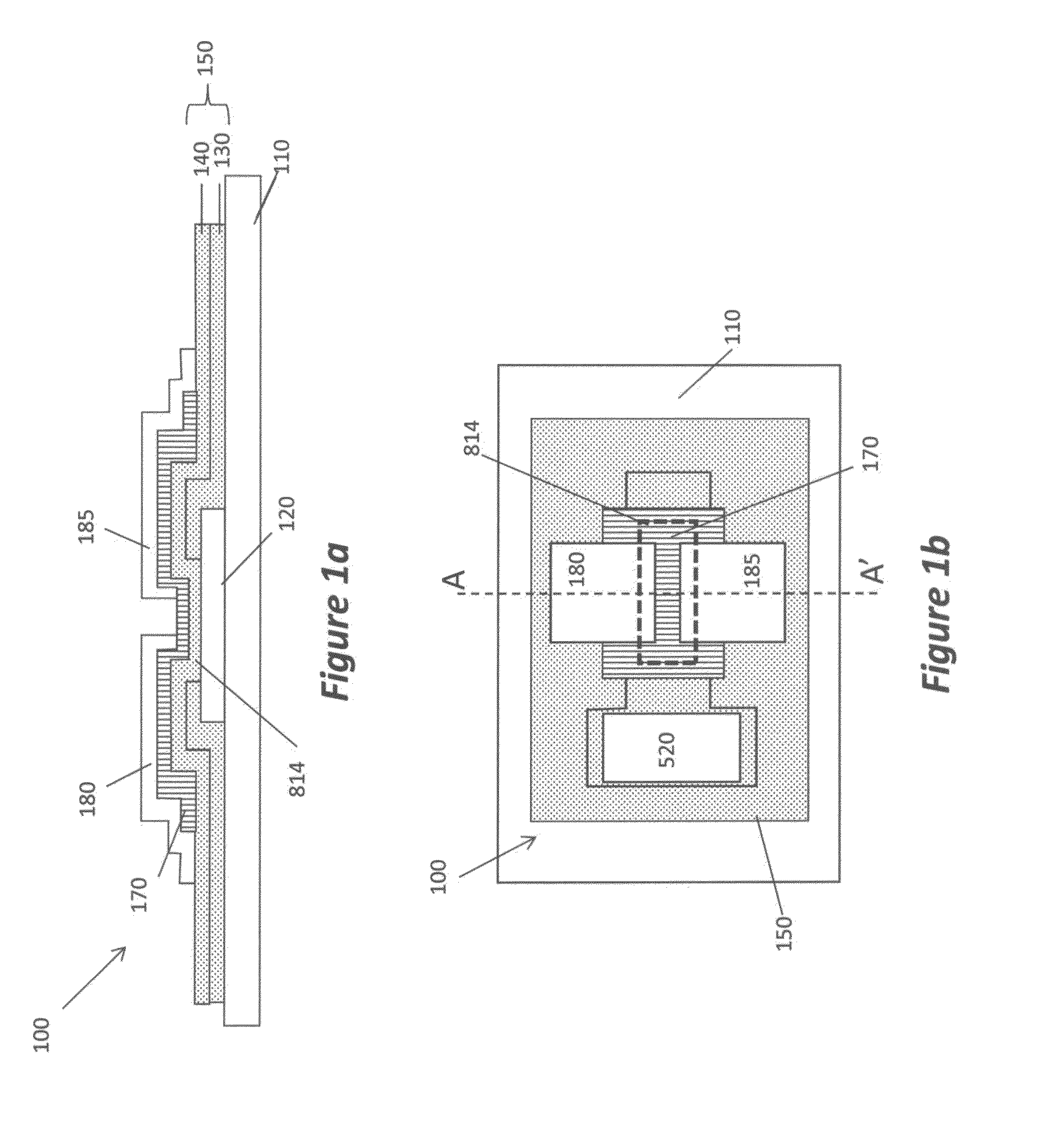 TFT substrate with variable dielectric thickness