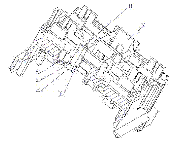 Contactor with contact locking mechanism