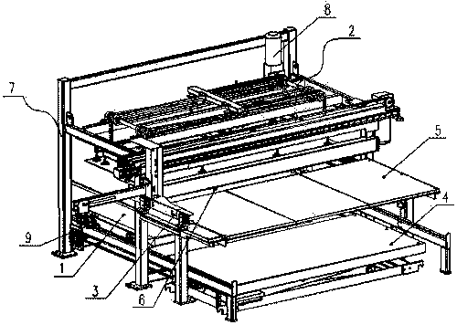 Plate feeding and discharging device