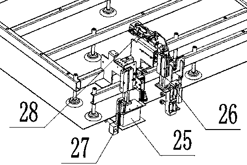 Plate feeding and discharging device