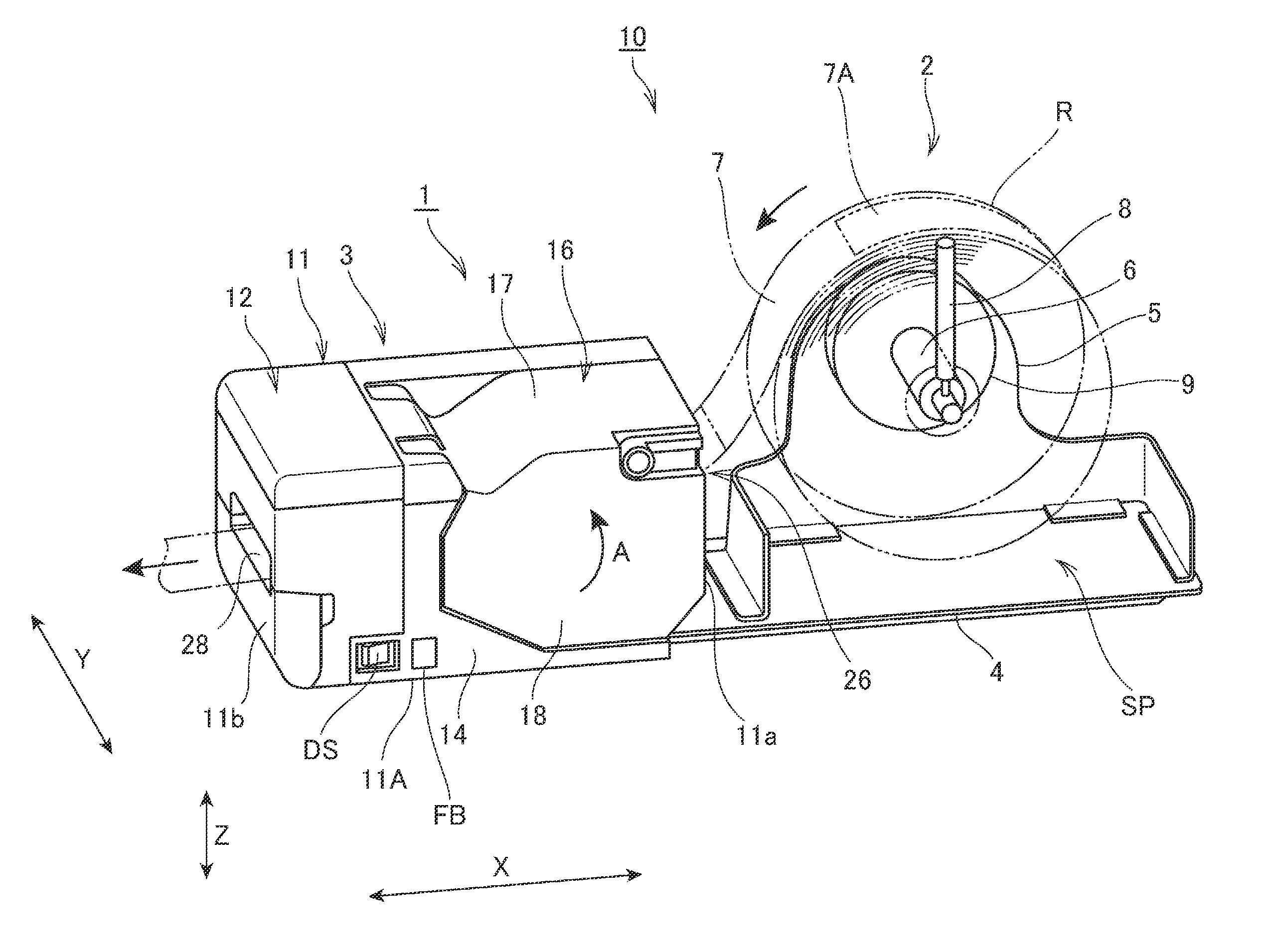 Media Processing Device, Media Processing System, and Control Method of a Media Processing Device