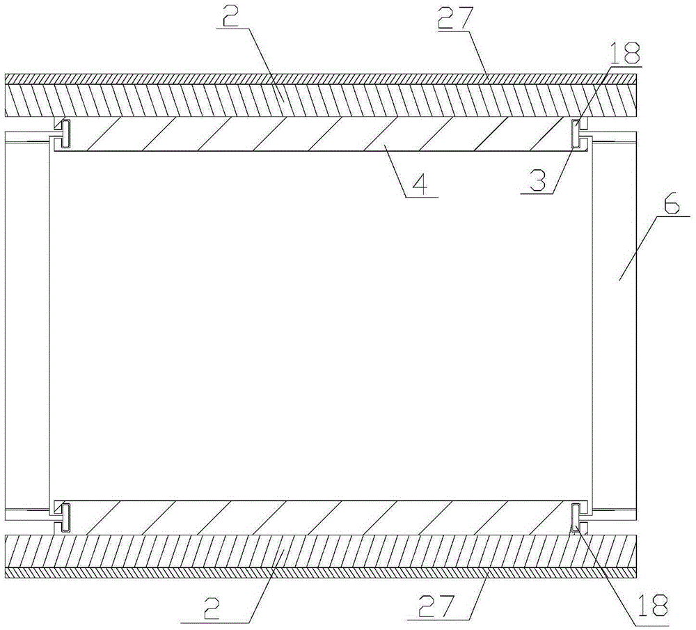 A flexible skeleton hull climbing platform