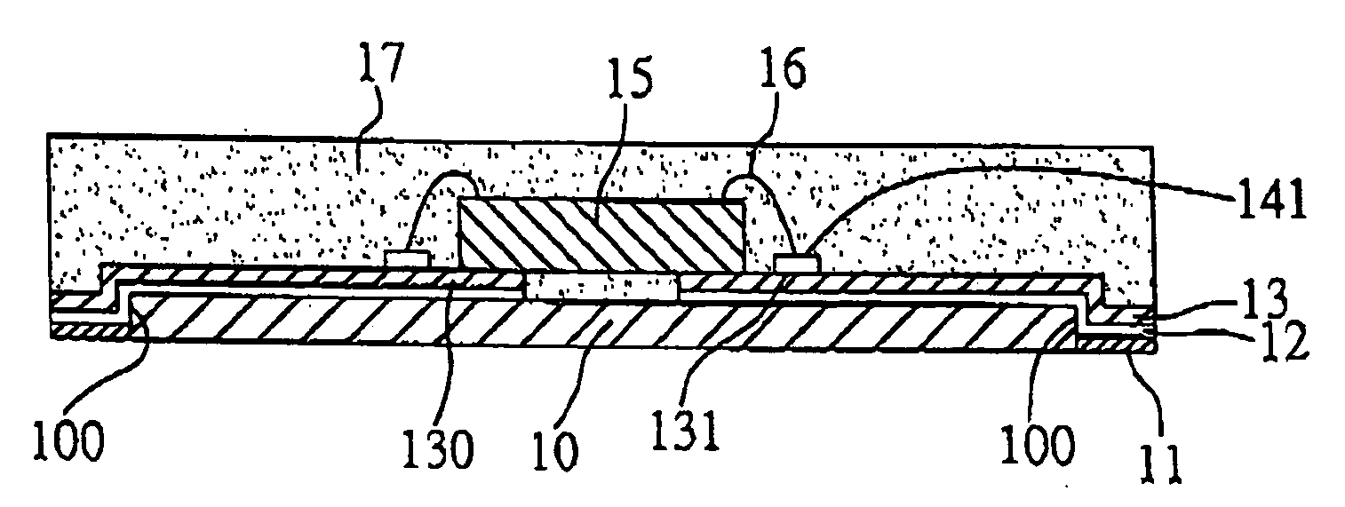 Method for fabricating semiconductor package free of substrate