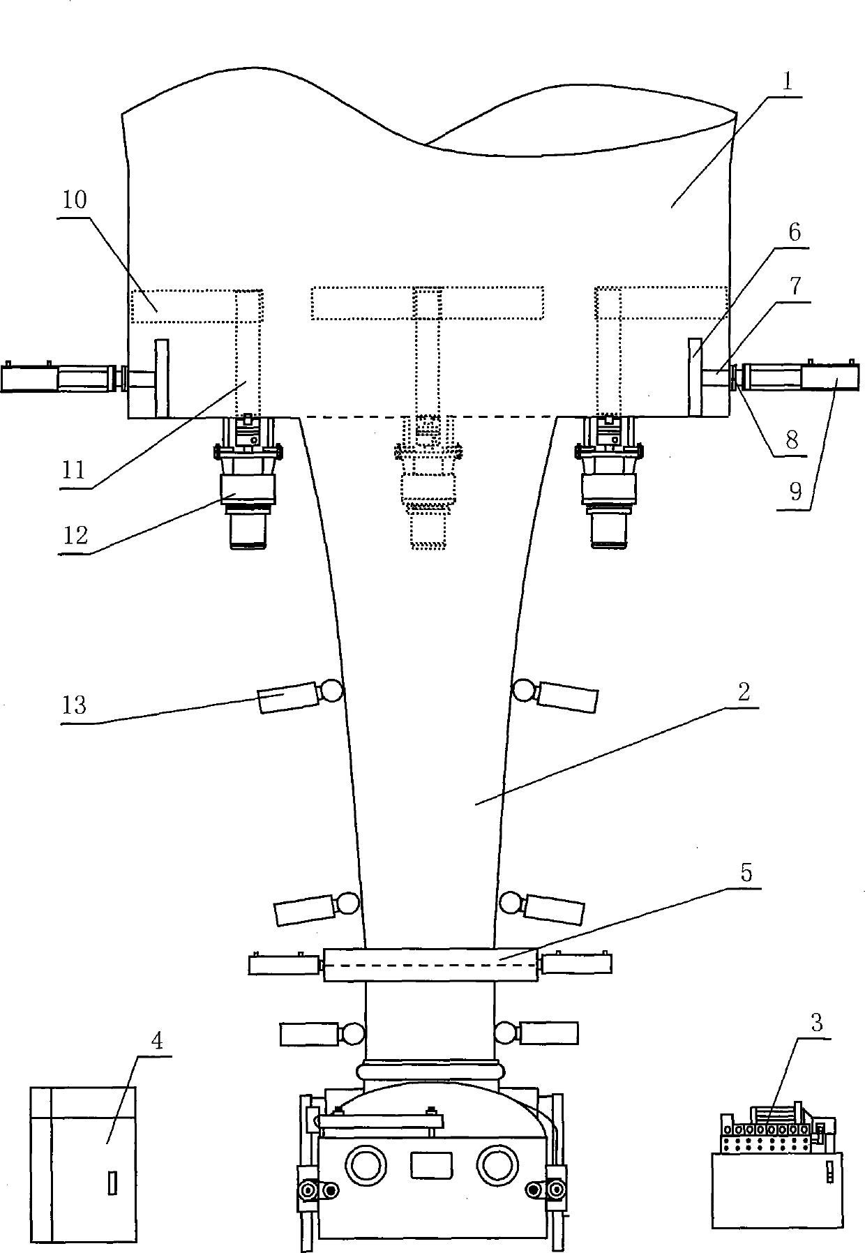 Integrated central feeder