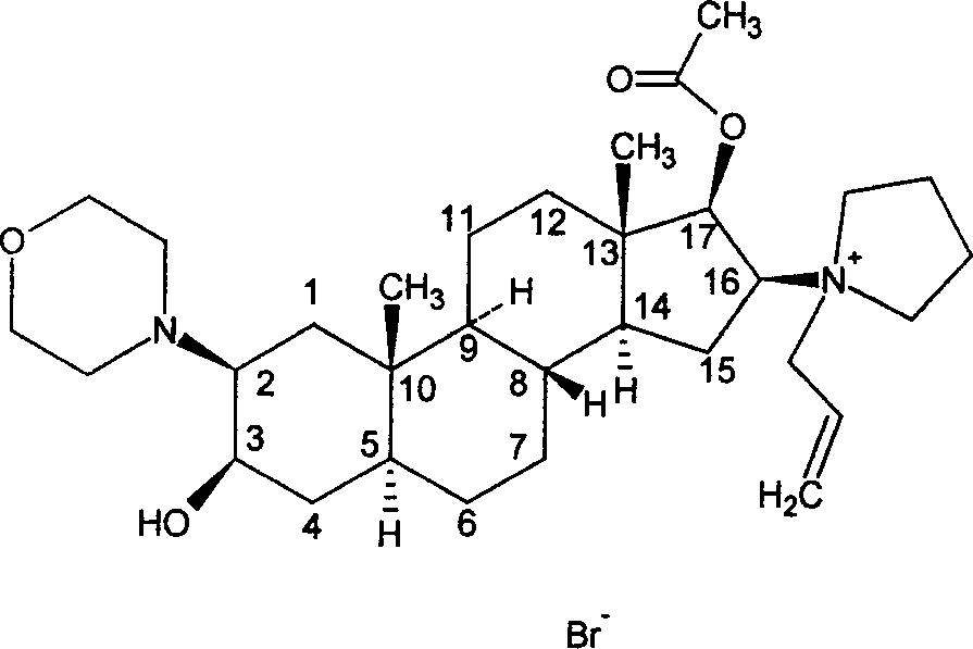 A stable lyophilized preparation of rocuronium bromide and preparation method thereof