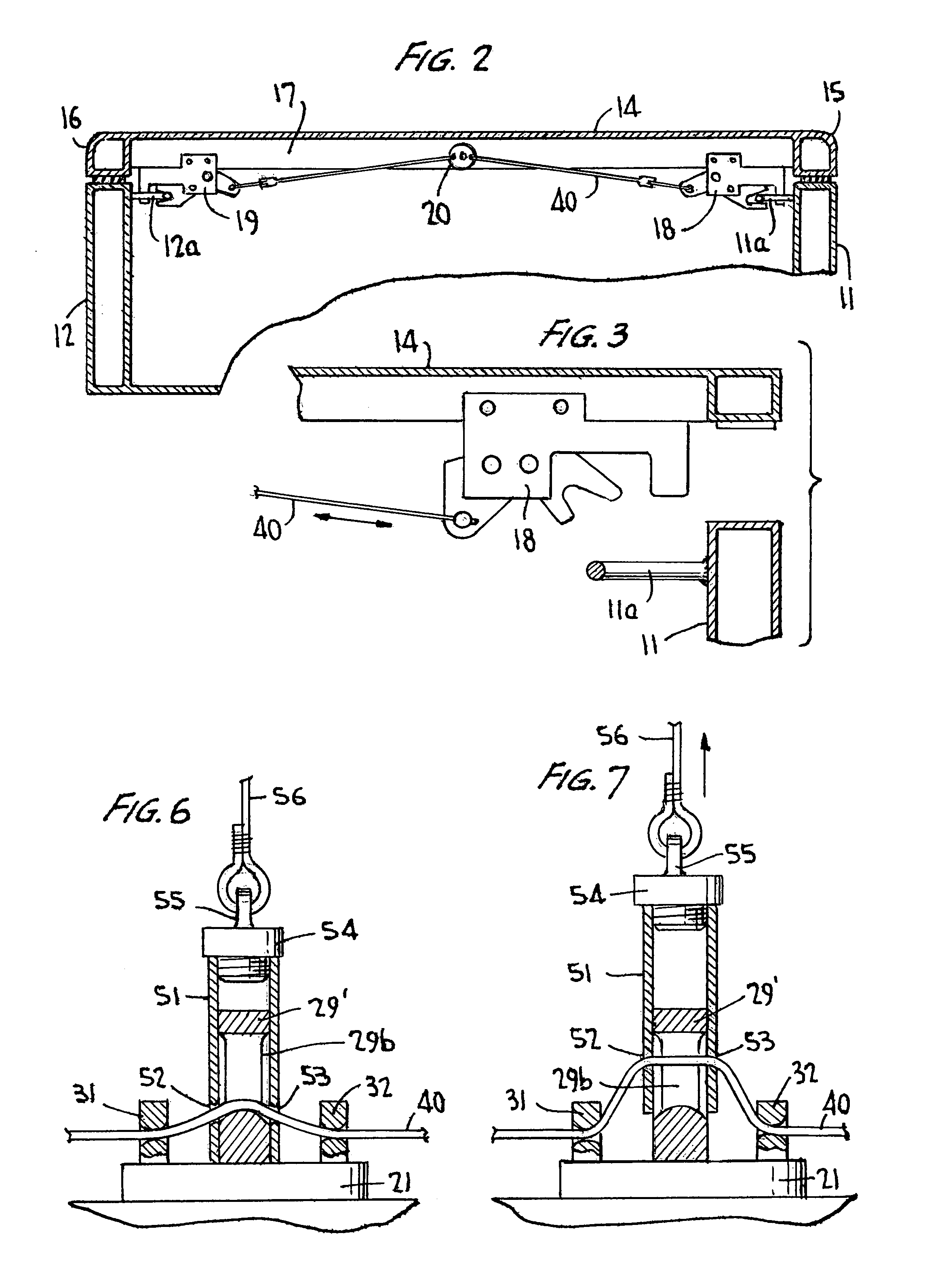 Push button latch release assembly