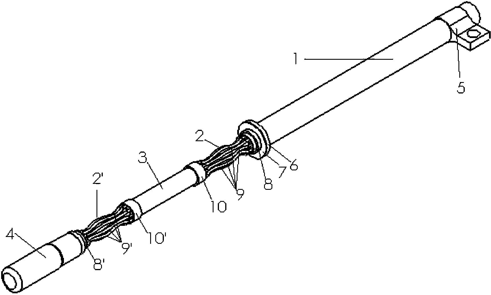 Binary pluggable vapor cooled current lead device