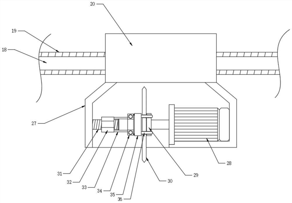 Purification plate machining, cutting and separating device