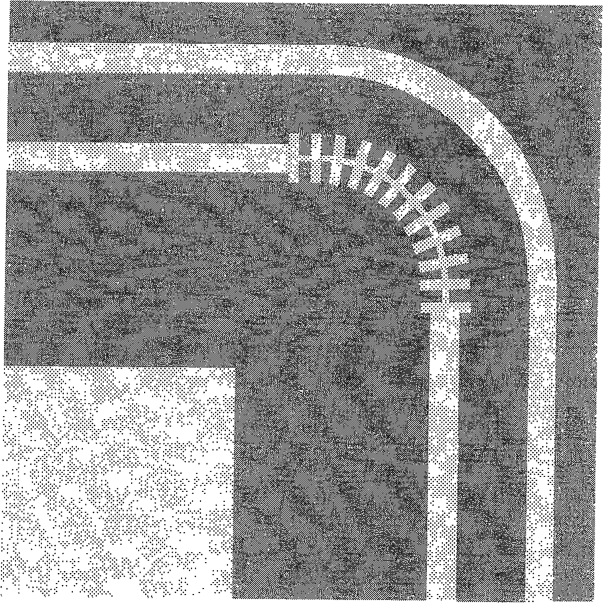 Non-symmetric structure grid velocity compensation method and velocity compensation-type bending coplane waveguide