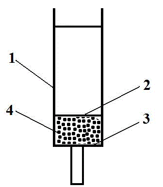 Solid phase extraction column based on graphene bonded silica gel, and preparation method and application thereof