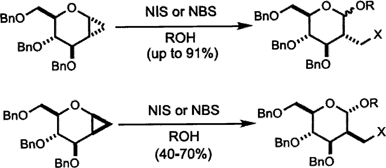 Method for preparing 2-C-acetonyl-2-deoxy-D-galactopyranose and derivatives of 2-C-acetonyl-2-deoxy-D-galactopyranose
