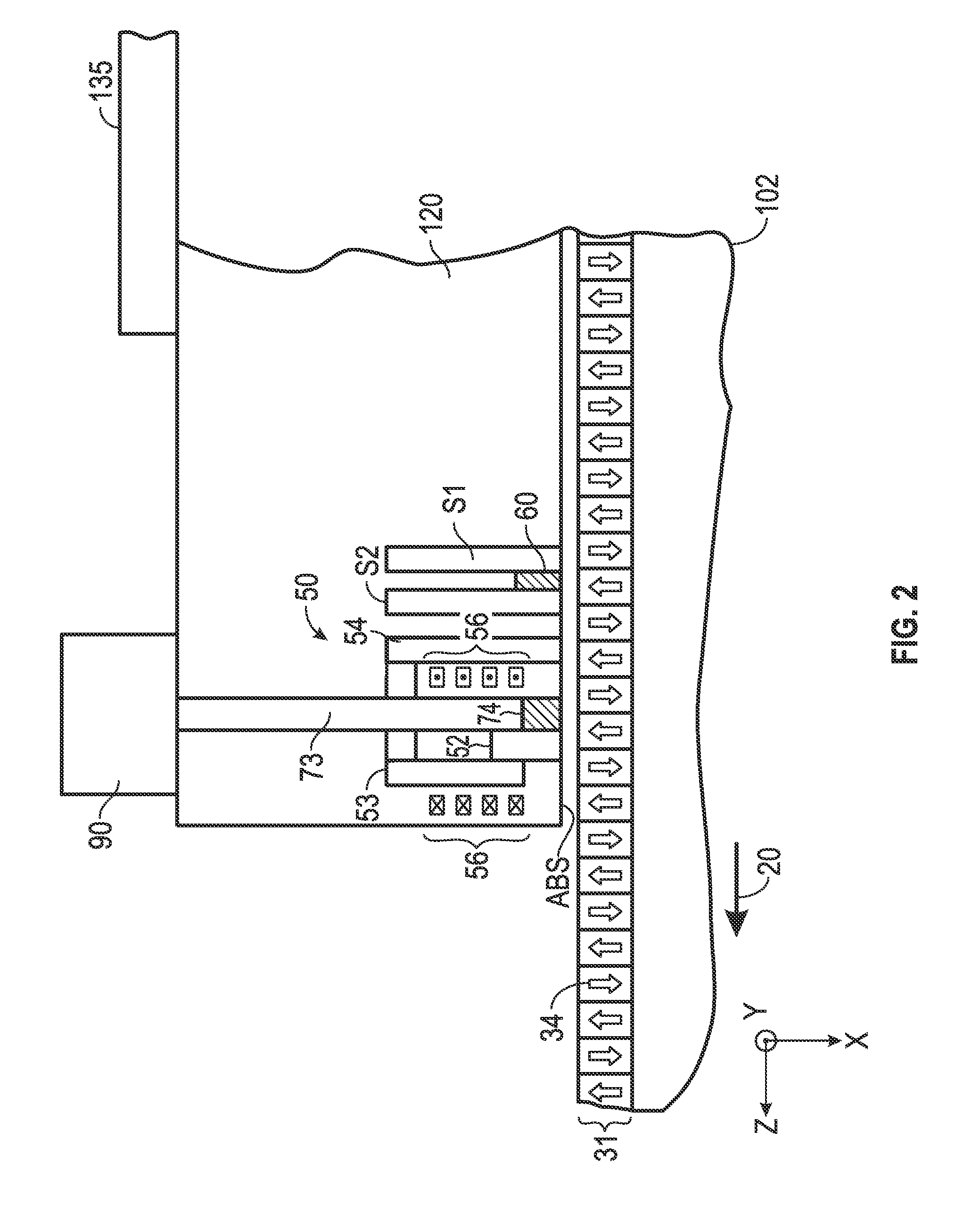 Heat-assisted magnetic recording (HAMR) head with diffusion barrier between waveguide core and write pole lip