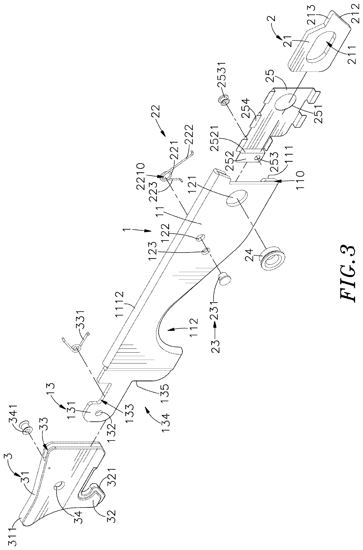 Handle mounting structure