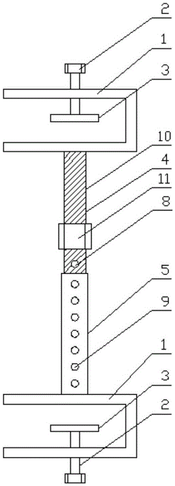 Length adjustable connecting device
