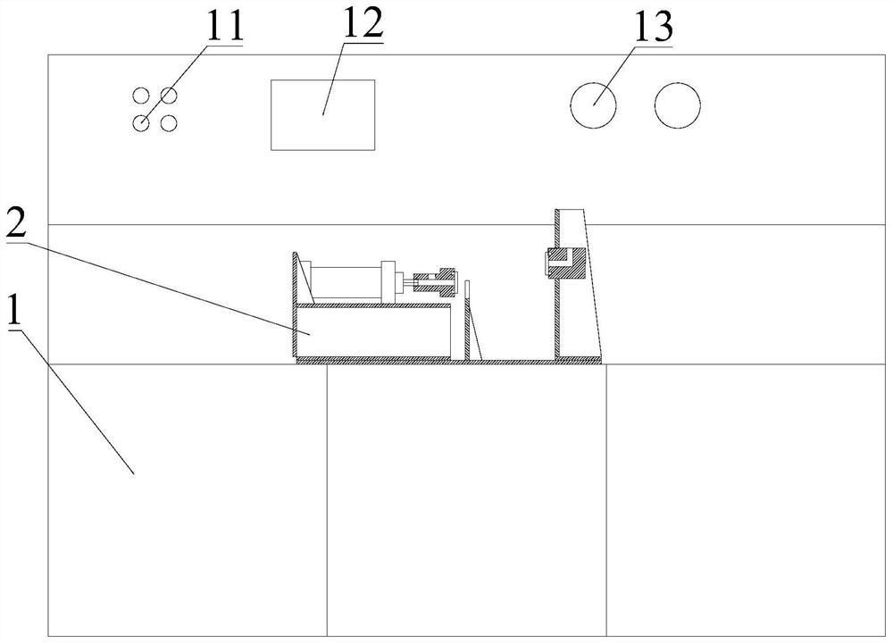 A micro-control air supply adjustment valve test bench