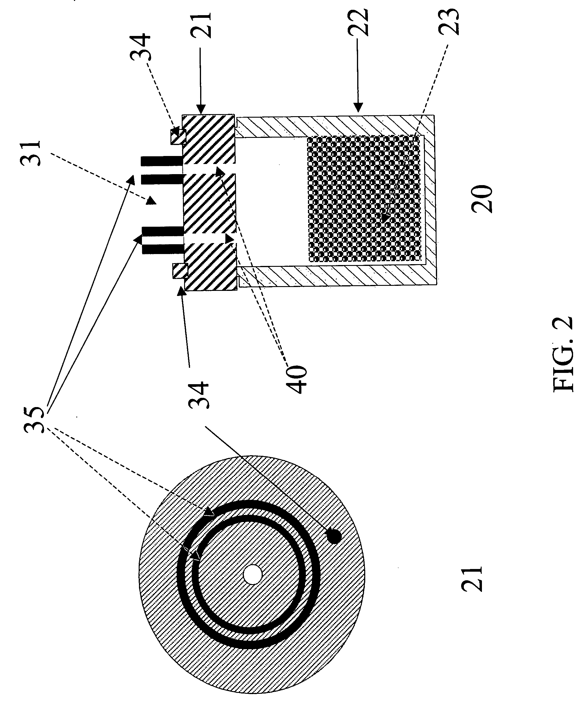 Replaceable electrostatically sprayable material reservoir design having electrostatic spraying and method for using same