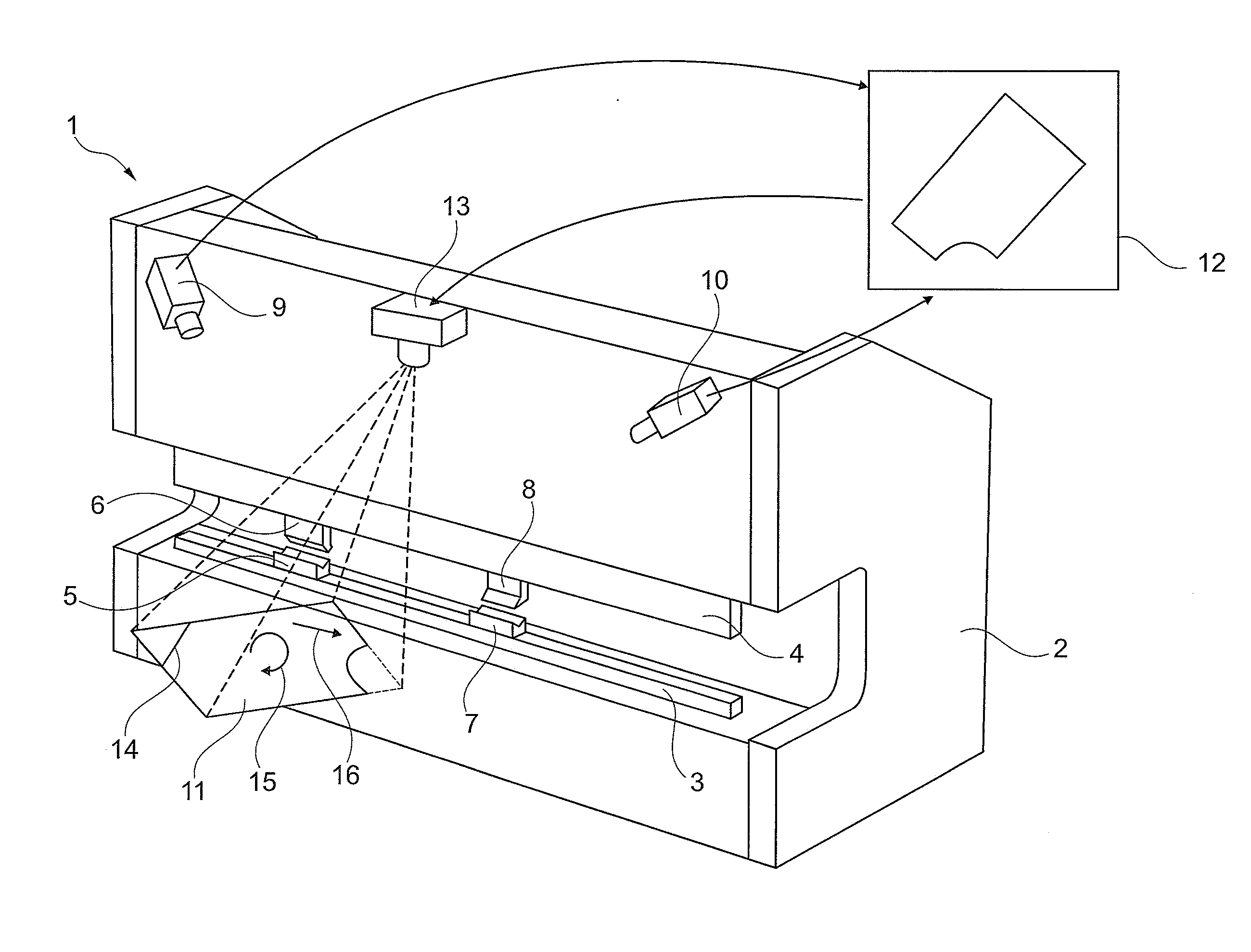 Method and Device for Aiding in Manual Handling of a Work Piece During Machining