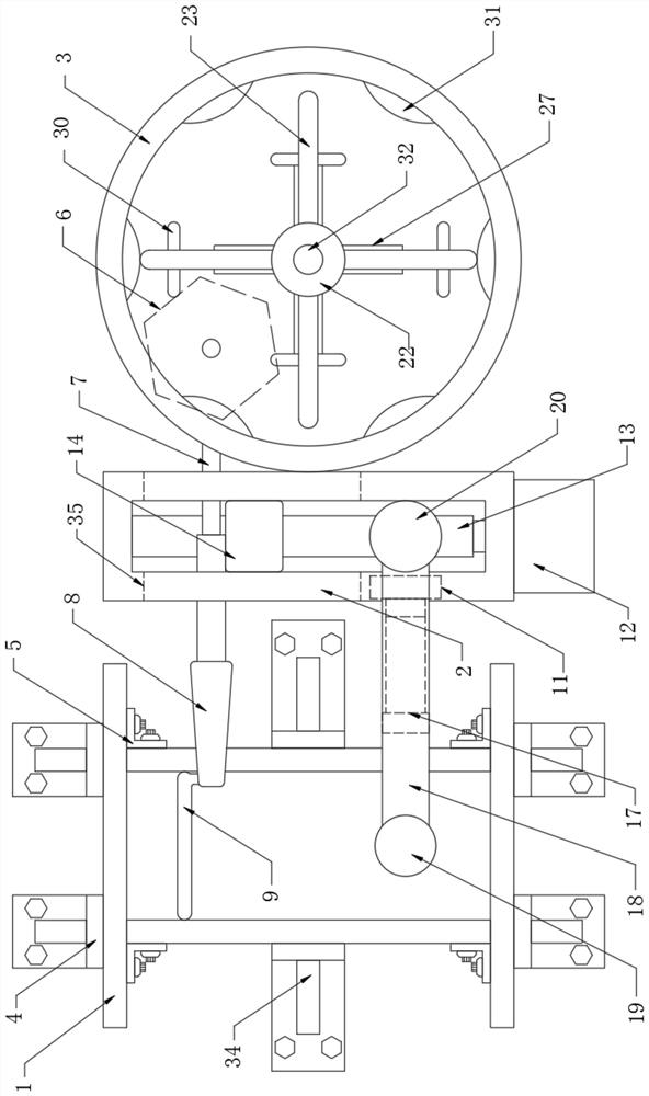 Energy-saving type pouring forming equipment for building formworks