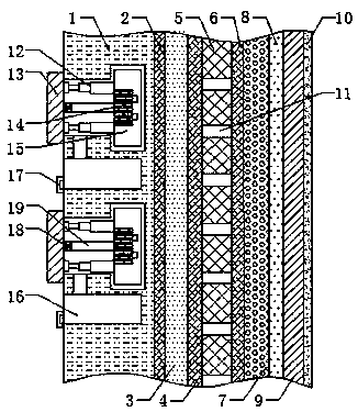 High-strength energy-saving and thermal-insulating wall