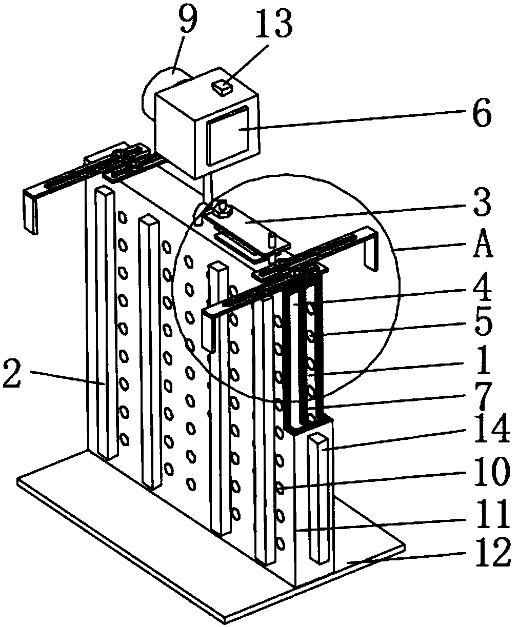 High-temperature-resistant reinforced storage battery partition plate