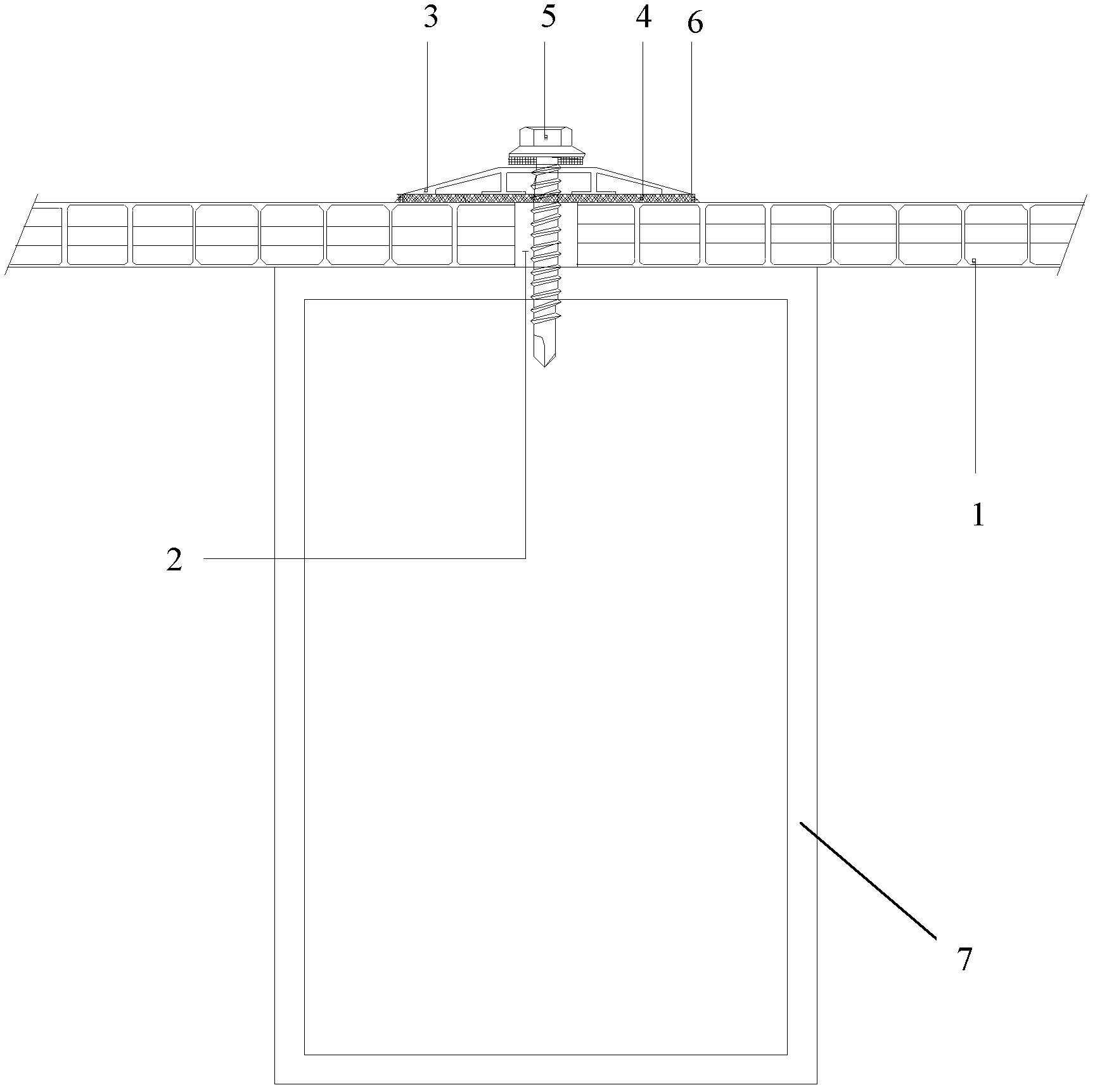 Greenhouse with novel polycarbonate sheet roofing structure