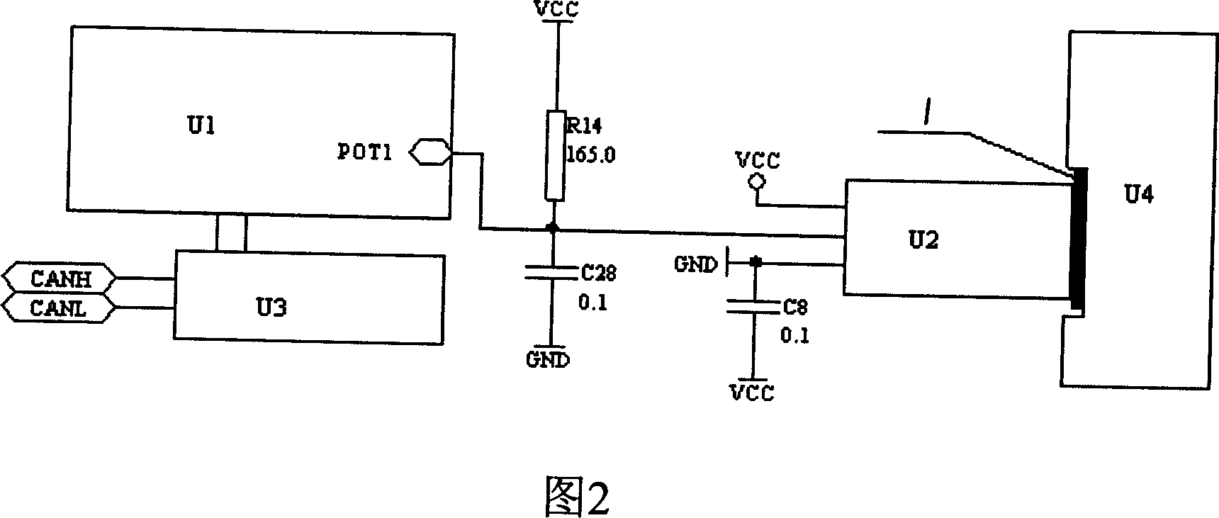 Fuel-cell engine temperature collection circuit