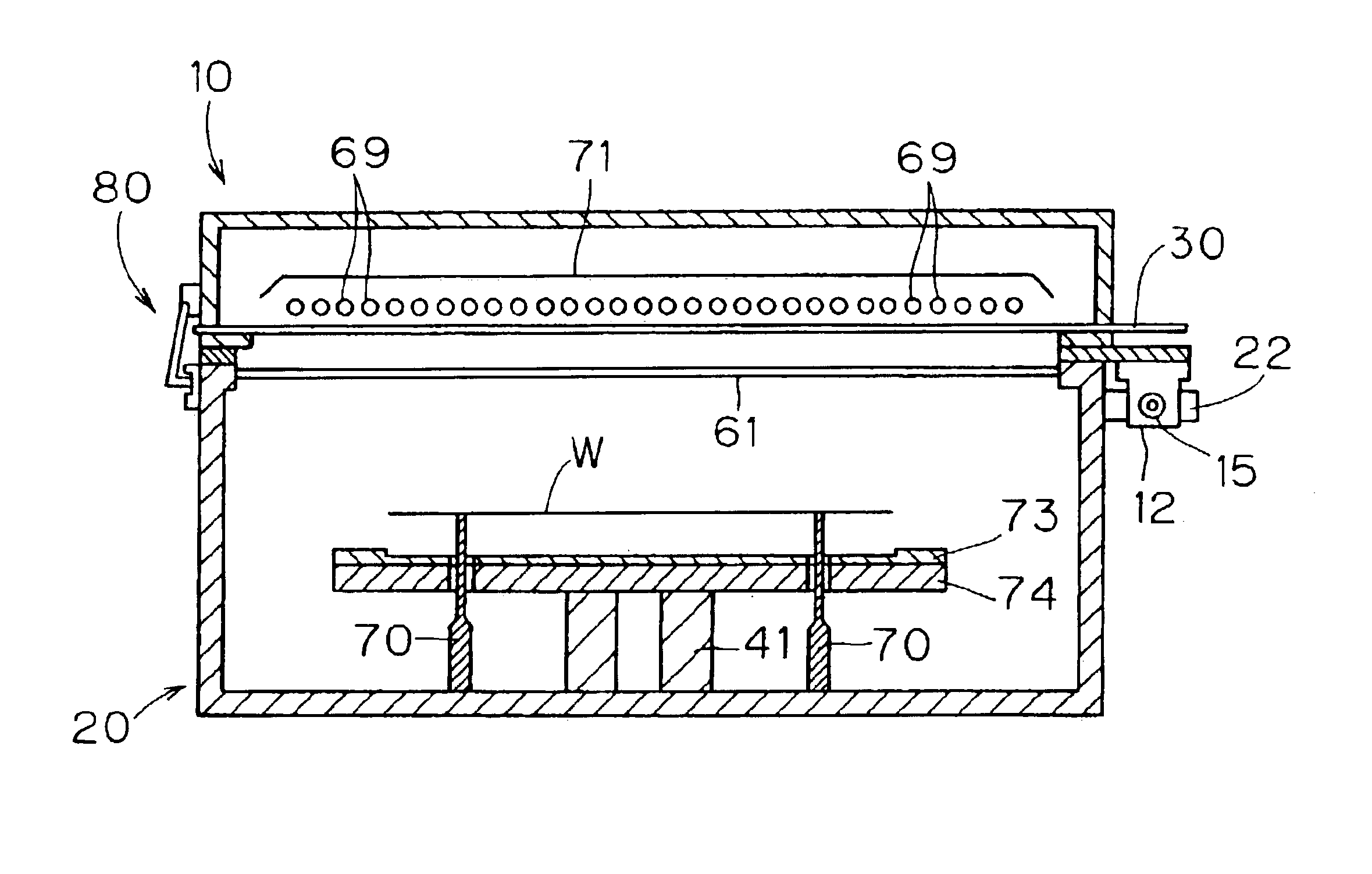 Thermal processing apparatus for substrate employing photoirradiation