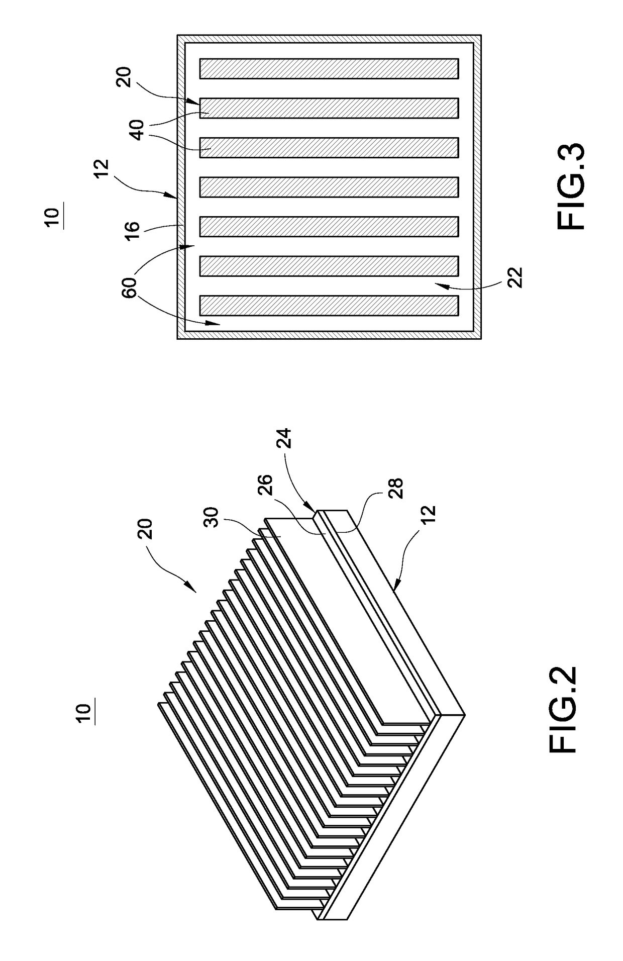 Vapor chamber and upper casing member thereof