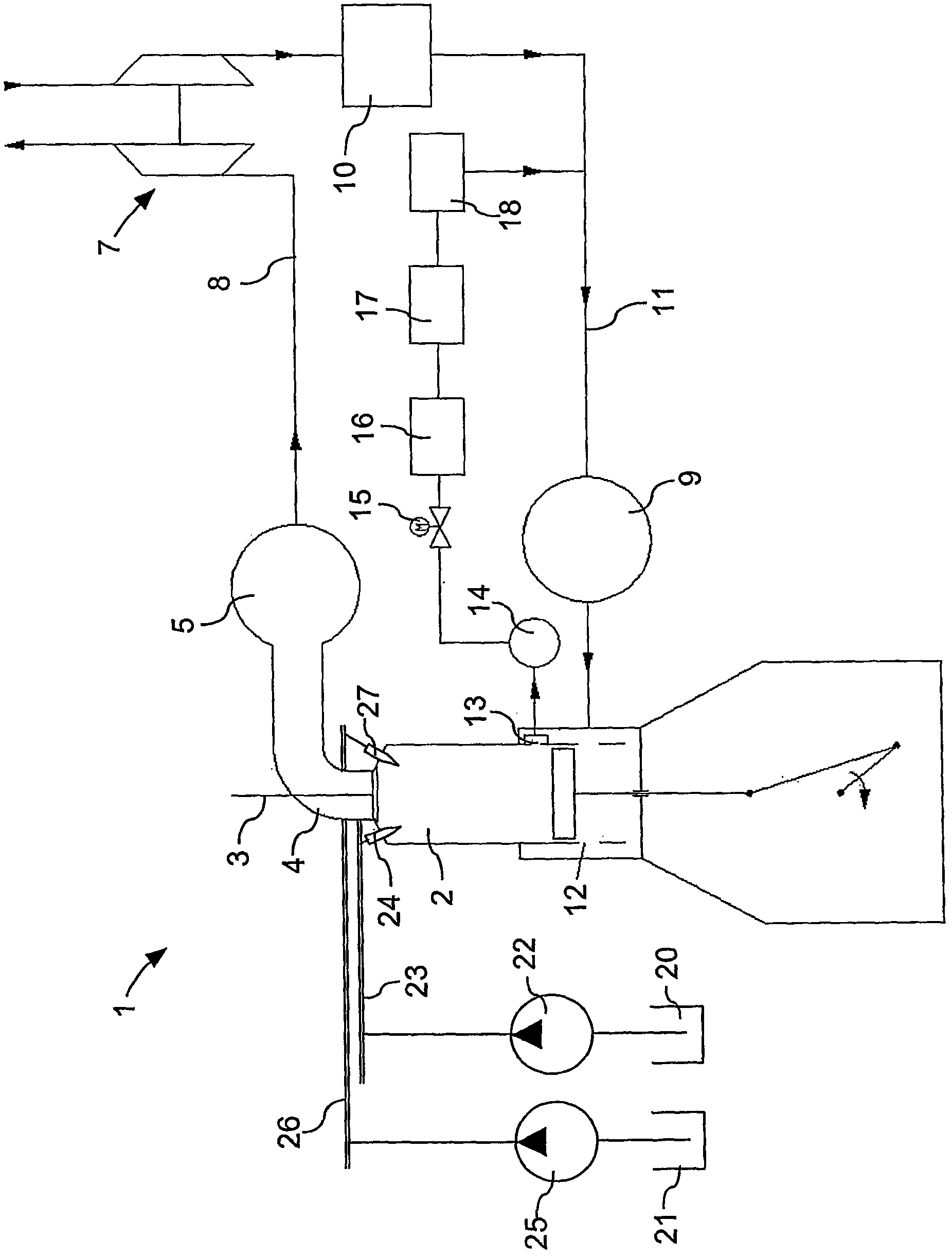 A Large Turbocharged Two-Stroke Diesel Engine With Exhaust- Or Combustion Gas Recirculation And Method For Reducing Nox And Soot Emissions