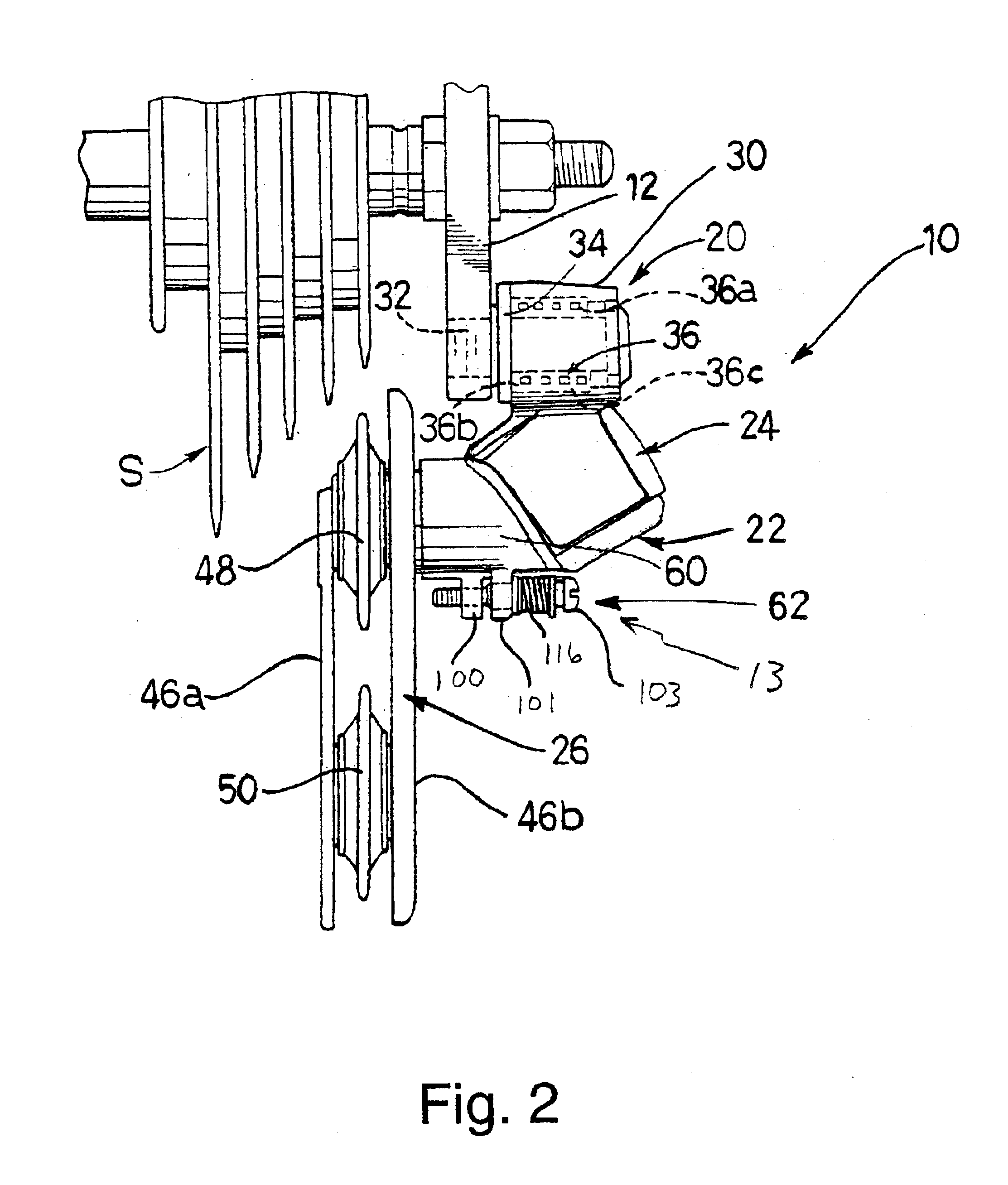 Cage plate adjusting mechanism for a bicycle rear derailleur