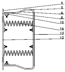 Flexible anti-collision sheath of telegraph pole