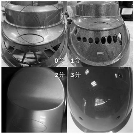 Rotational molding polyethylene material with spraying-free metal effect as well as preparation method and application of rotational molding polyethylene material