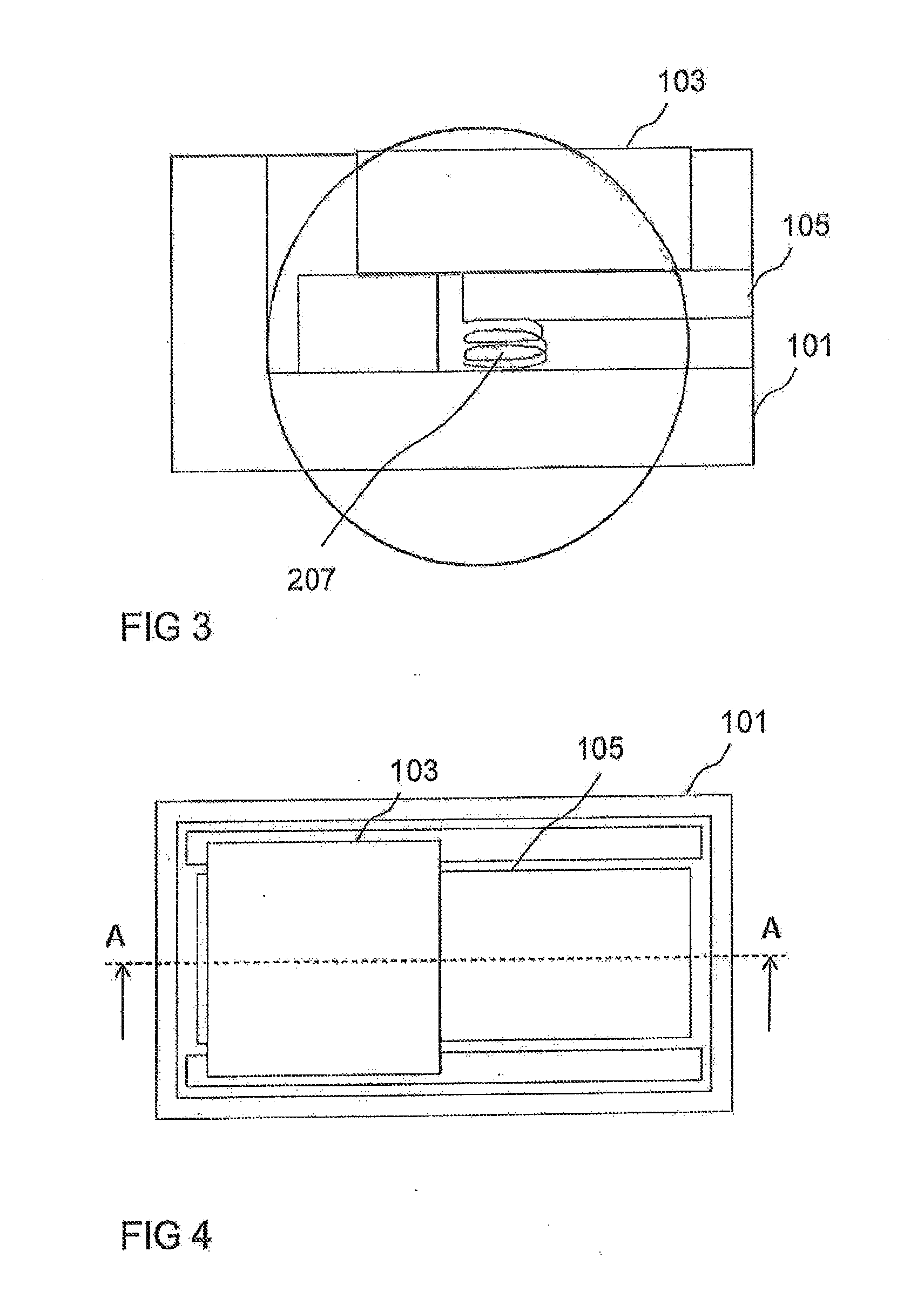 Cooling device for a battery module