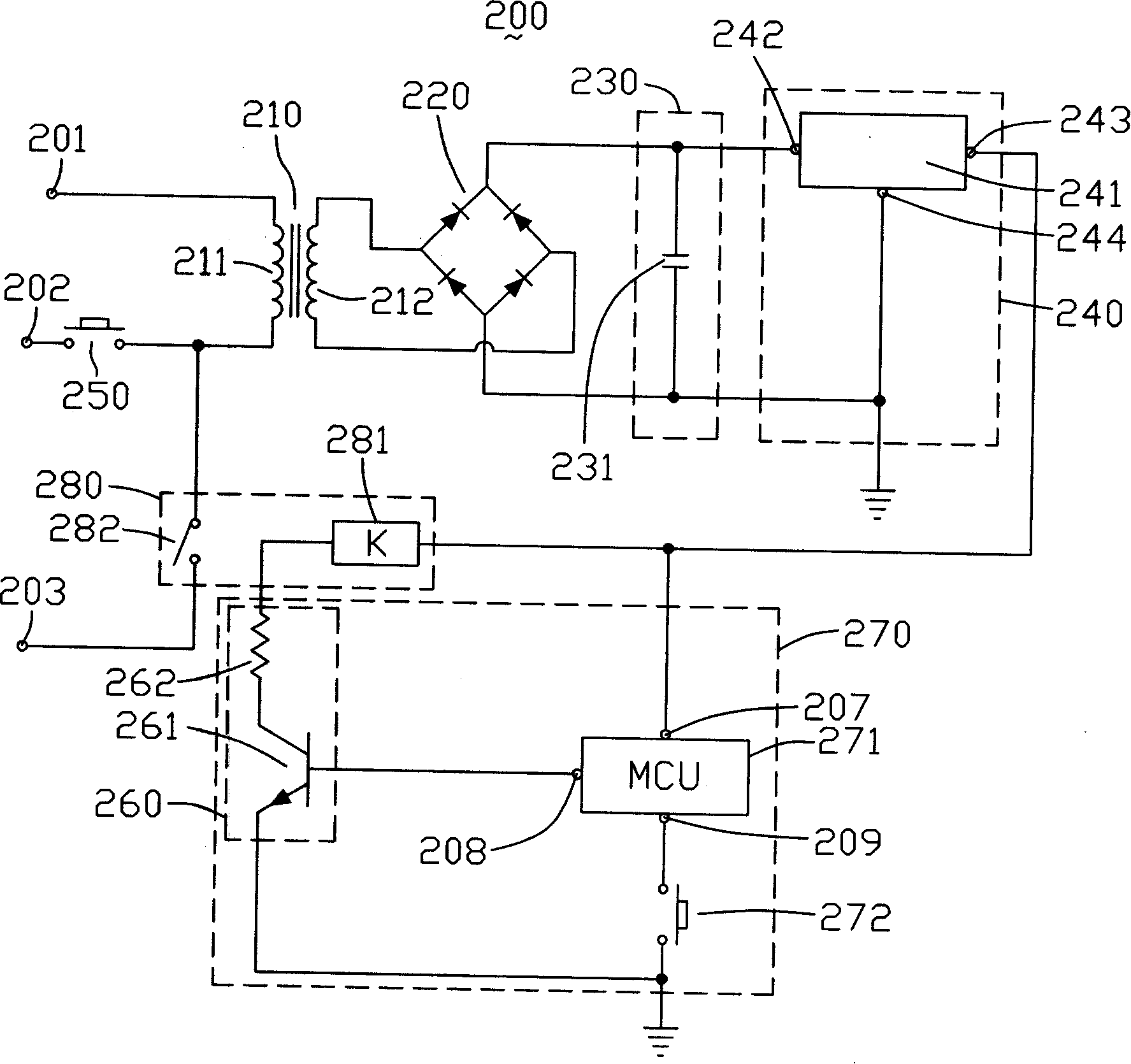 Power supply control circuit and LCD device adopting same