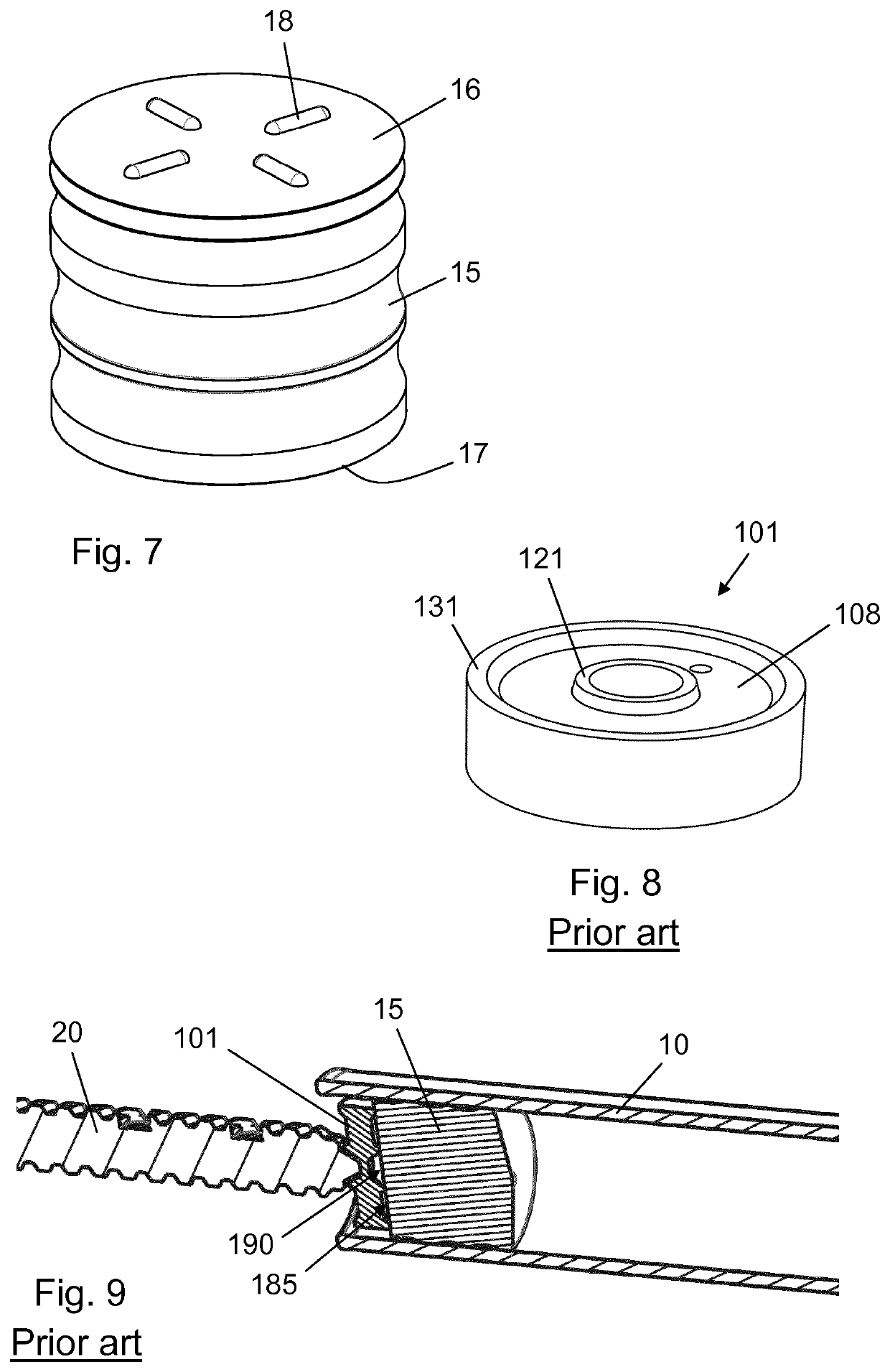 Deformable piston washer