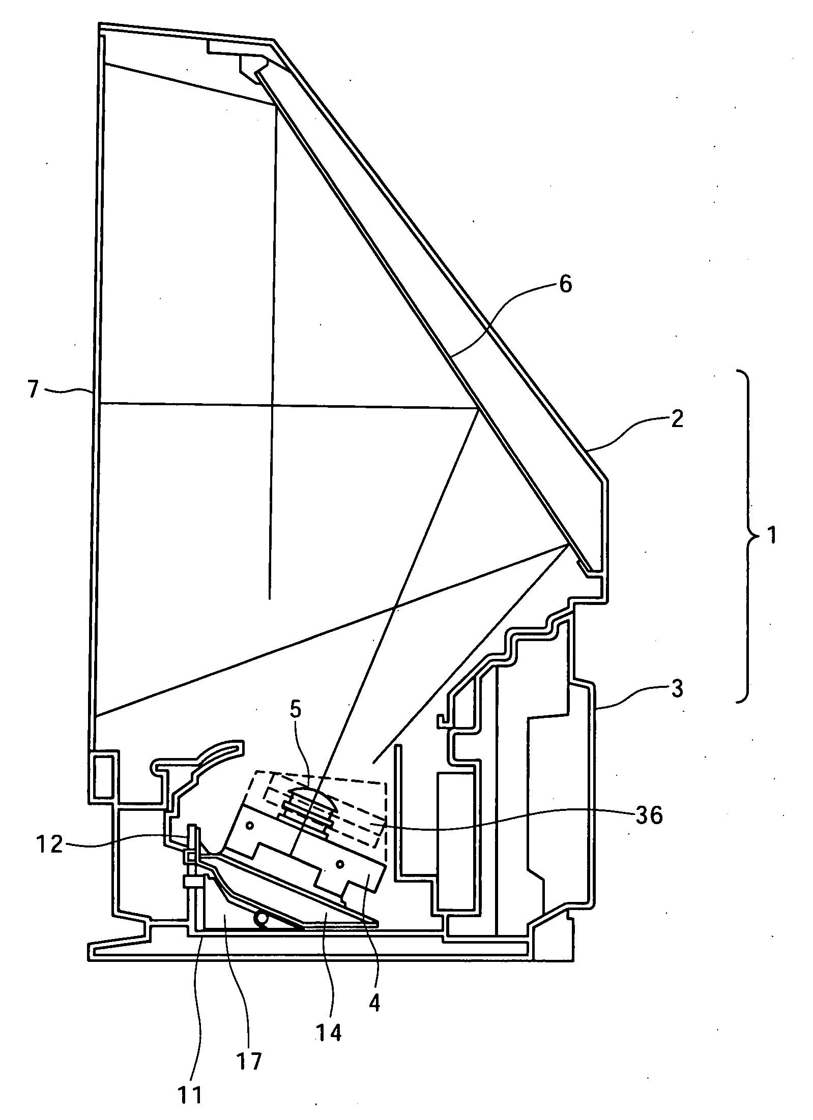 Rear projection display apparatus