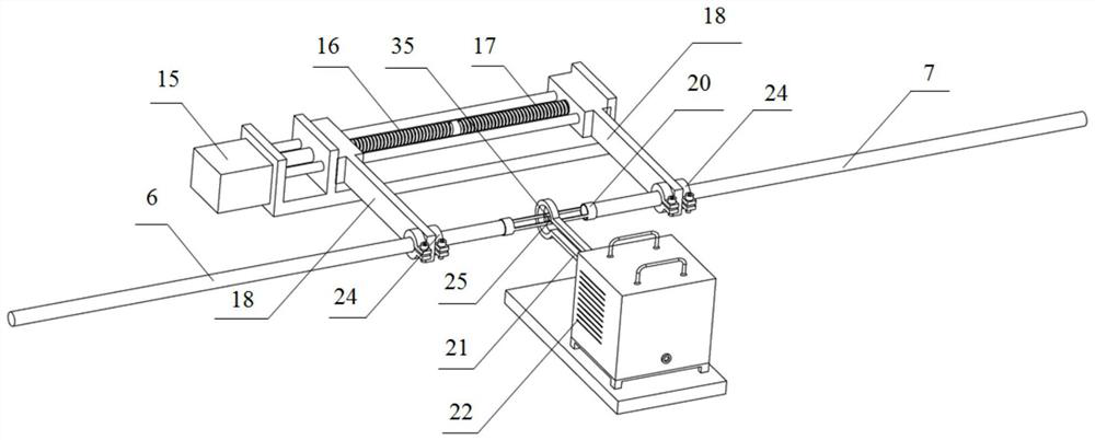 High-temperature hopkinson compression bar test system and method assembled synchronously by two-way electromagnetic drive