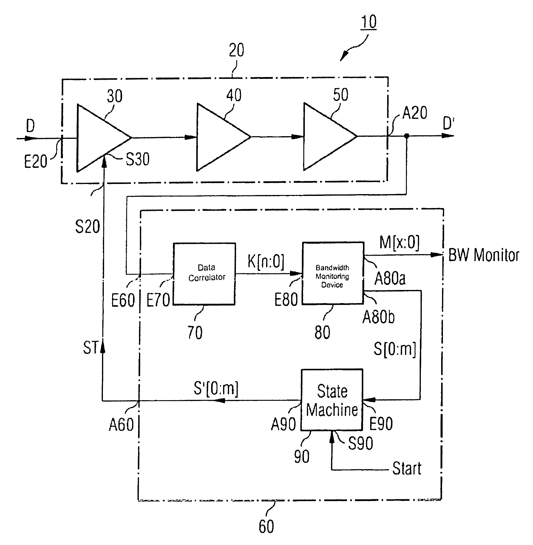 Receiver circuit and a method for its operation