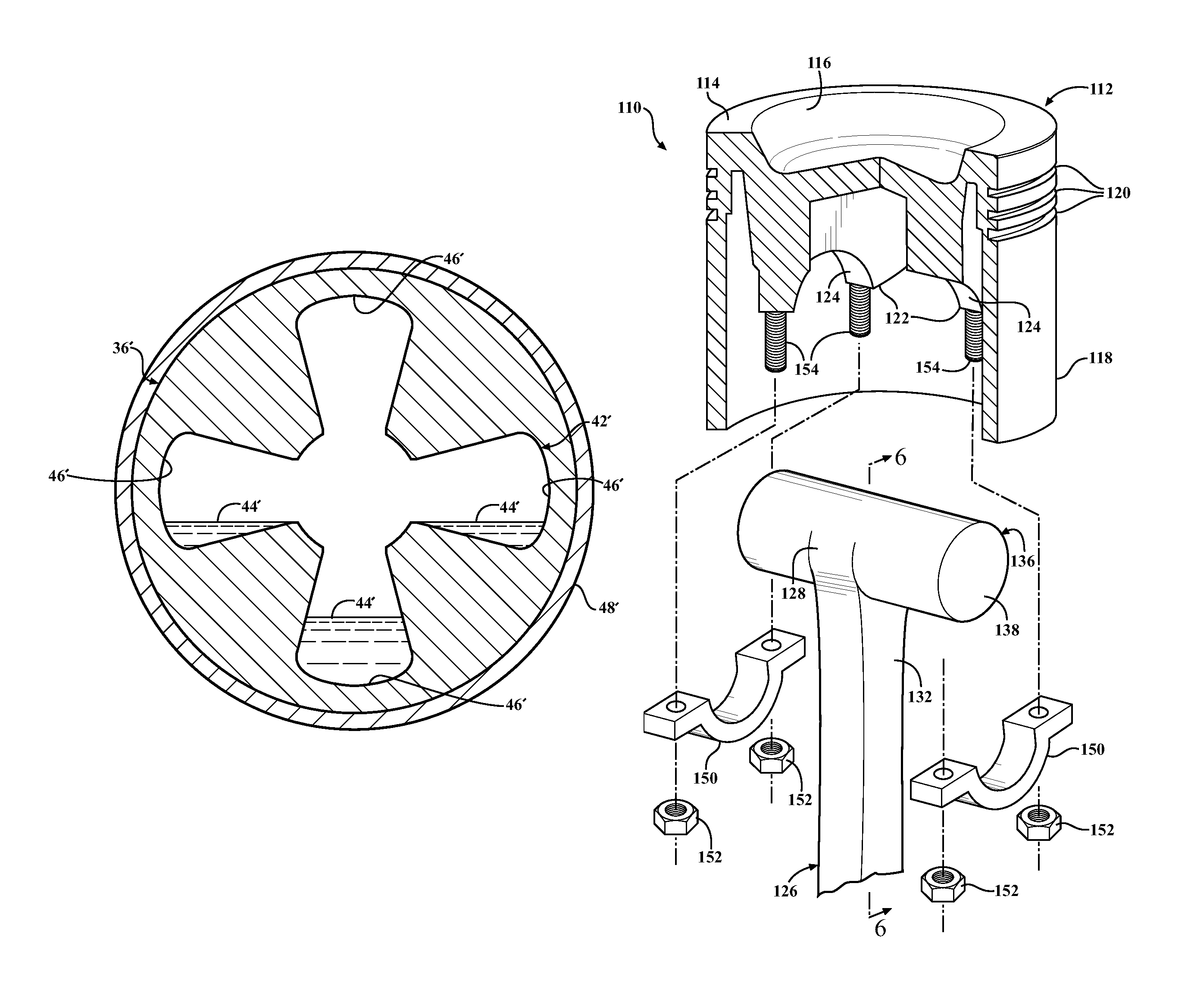 Piston pin for heat dissipation