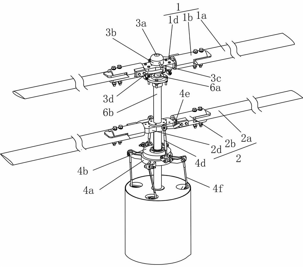 Coaxial double-rotor aircraft with foldable blades