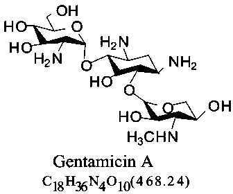 Engineering bacterium producing gentamicin A and application thereof